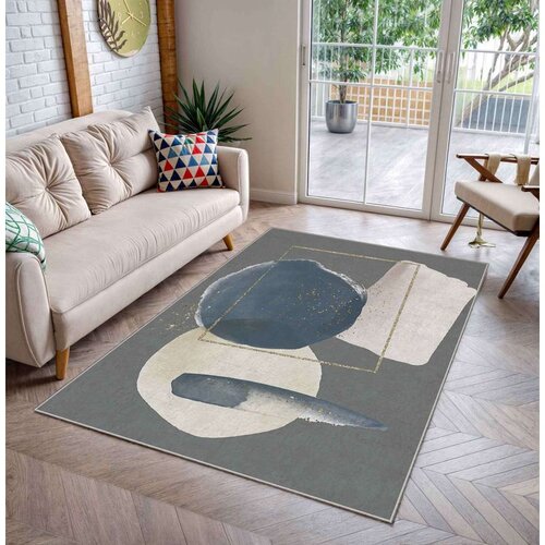 Conceptum Hypnose Tepih Shml26, Pravougaoni, 100 x 140 cm, Sivi Cene
