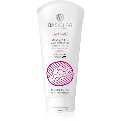 BasicLab Dermocosmetics Capillus balzam za glajenje las za neobvladljive lase 100 ml Slike