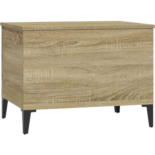  Stolić za kavu boja hrasta 60 x 44 5 x 45 cm konstruirano drvo Slike