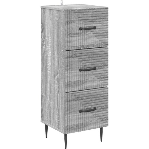  Ormar s ladicama Siva sonoma 33 x 34 5 x 89 5 cm - Siva sonoma Cene