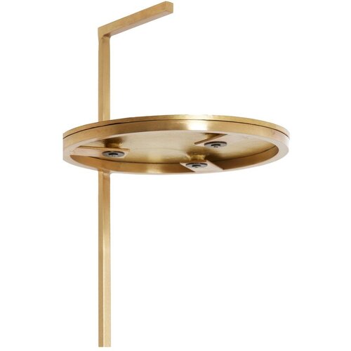 Light &amp;amp; Living Okrogla stranska mizica z marmorno mizno plo&amp;scaron;čo &amp;oslash; 26 cm Leda &amp;ndash; Slike