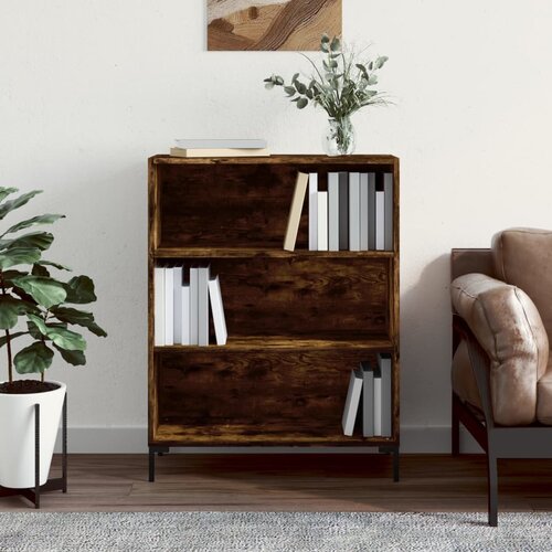 VidaXL Regal za knjige boja hrasta 69 5x32 5x90 cm konstruirano drvo Slike