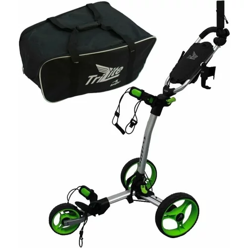 Axglo TriLite SET Grey/Green Ručna kolica za golf