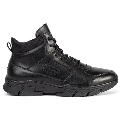 Shelvt Men&amp;#039;s high insulated ankle boots made of faux leather Slike