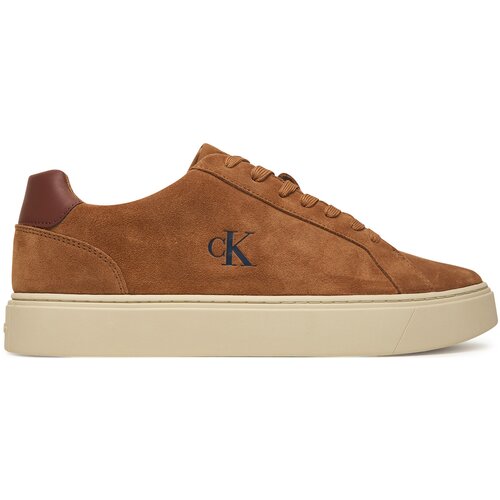 Calvin Klein Superge Classic Cupsole Laceup Su YM0YM01434 Rjava Slike