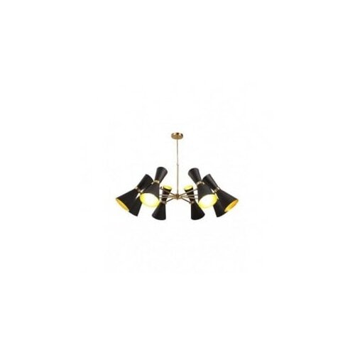 Vesta 230 visilica 8*E14 black/gold Slike
