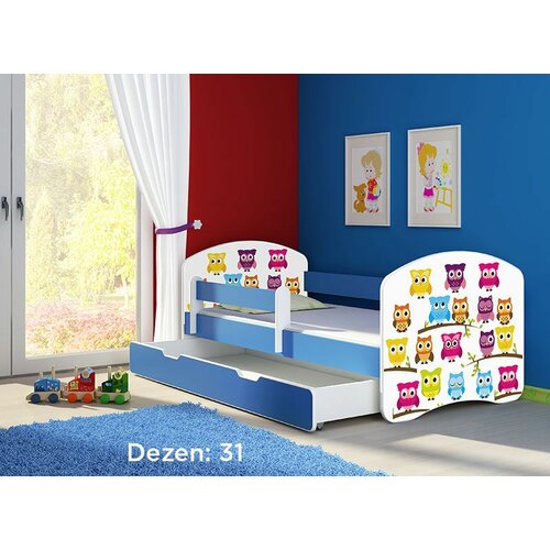 ACMA dečiji krevet ii 140x70 f + dušek 6 cm BLUE31 Cene