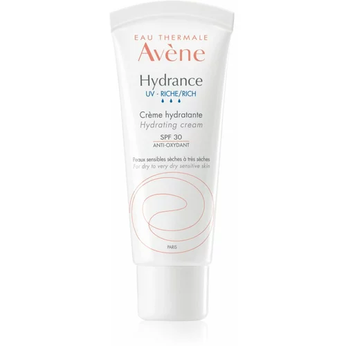 Avène Hydrance hidratantna krema za osjetljivu kožu lica SPF 30 40 ml