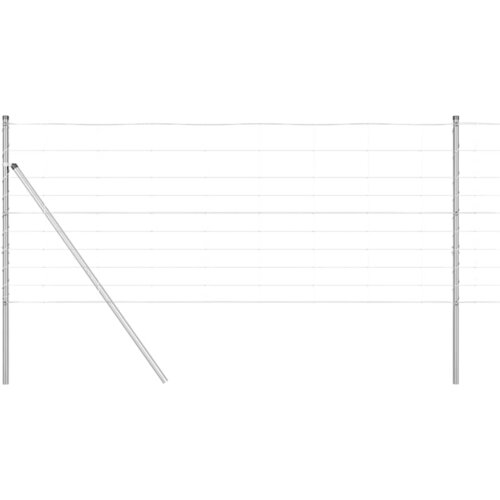 vidaXL Pašna ograja srebrna 25 x 1 m Pocinkano jeklo, (5000096331) Cene