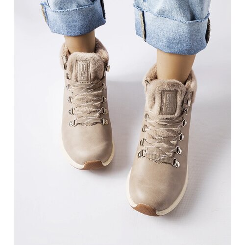 Big Star Beige insulated boots Cene