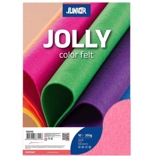 Junior Felt, fini filc, pastel, A4, 10K - odaberite boju Cene