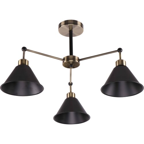 Mitea Lighting Luster crni Max.60W 220~240V 3xE27 M11036-3 Slike