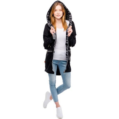 Glano Women&amp;#039;s Stretched Sweatshirt - Black Slike