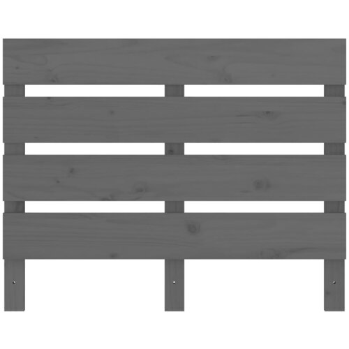  Uzglavlje sivo 100 x 3 x 80 cm od masivne borovine Slike