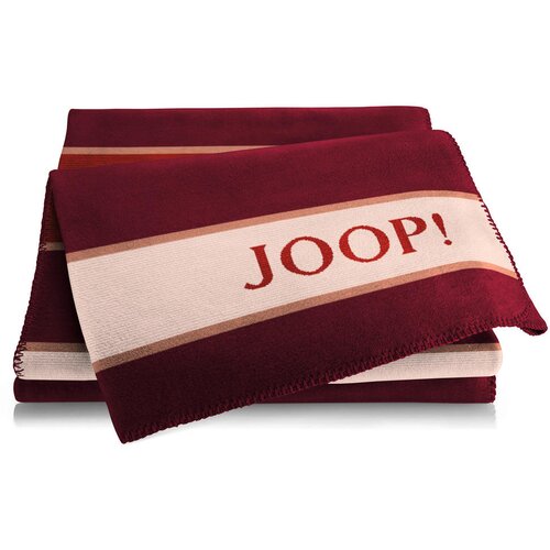 Joop! DEKORATIVNA ODEJA HW 2025/26 150/200 cm bordo, temno rdeča, ekru Cene