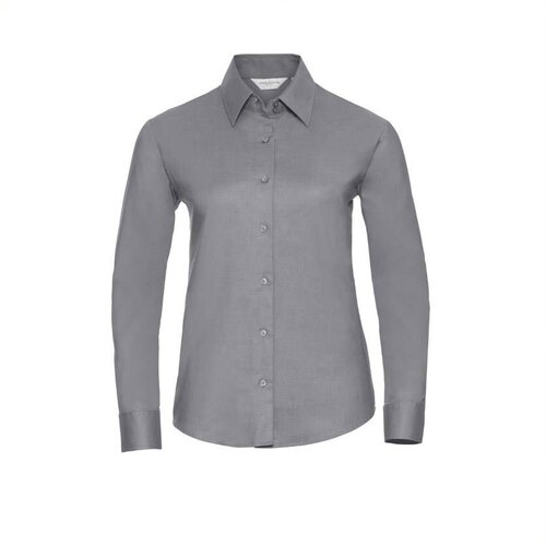 RUSSELL Women's Long Sleeve Shirt, Easy Care, Oxford R932F 70/30 130g/135g Cene