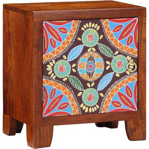 vidaXL Noćni ormarić 40x30x45 cm puno drvo bagrem Cijene