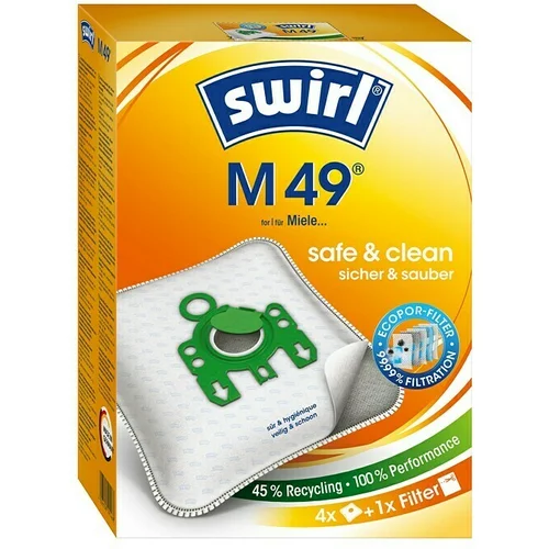 SWIRL Vrečka za sesalnik Swirl M 49 (4 kos)
