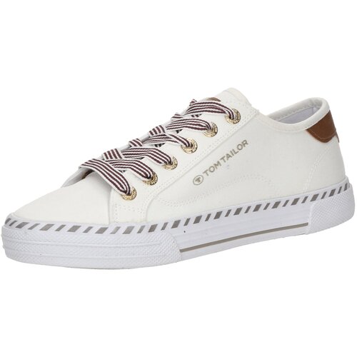 Tom Tailor Nizke superge rjava / zlata / bela Slike