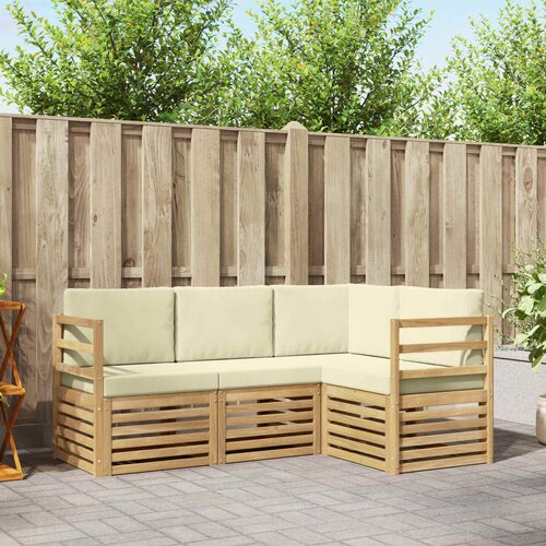  Set vanjskih sofa 4 kom. Bijela Cijene