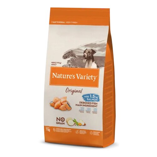 Nature's Variety Original No Grain Mini Adult losos - 7 kg Cijene