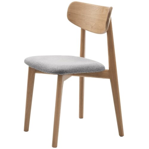 Unique Furniture Svijetlo siva/u prirodnoj boji blagovaonska stolica Elim – Cijene