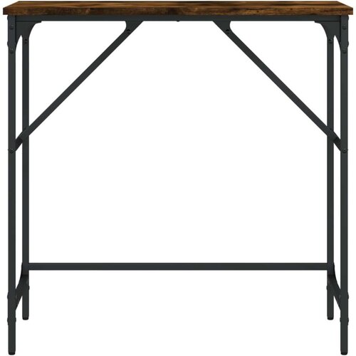  Konzolni stol boja hrasta 75 x 32 x 75 cm konstruirano drvo Slike