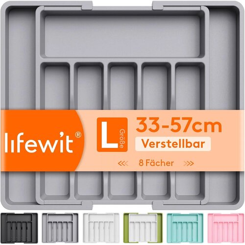 LIFEWIT nastavljiv predalnik za pribor 33&amp;ndash;57 cm Slike