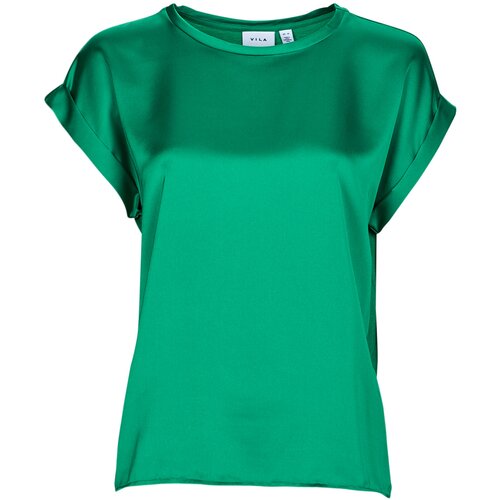 Vila Topi & Bluze VIELLETTE Zelena Cene