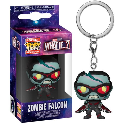 Pocket pop keychain marvel what if zombie falcon Slike