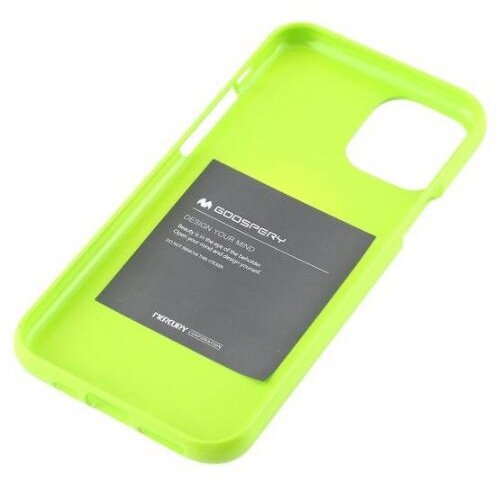 Goospery jelly tanek silikonski ovitek (0,3) za iphone 11 - zelen Slike