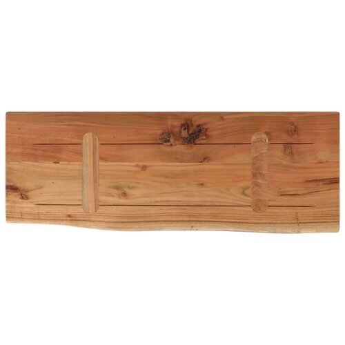 vidaXL Stenska polica 50x20x3,8 cm pravokotna akacija naraven rob Cene