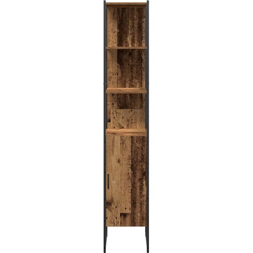  Set namje&amp;scaron;taja za kupaonicu 3 kom. Smeđa Konstruirano drvo 33 x 33 x 185,5 cm Slike