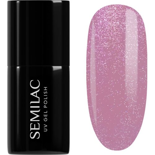 Semilac UV Hybrid Shimmer gel lak za nokte nijansa 319 Shimmer Dust Pink 7 ml Slike