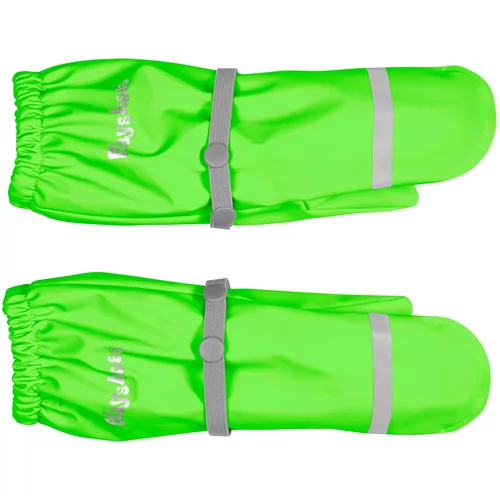 Playshoes Rokavice neonsko zelena