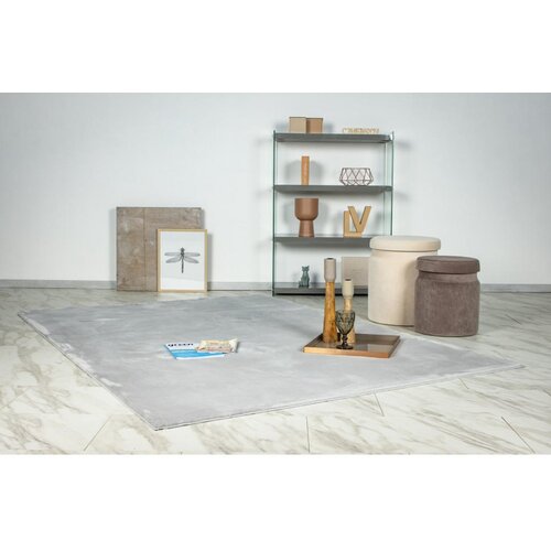 Lesnina XXXL kosmatinec loft 120/170 cm tkano srebrne barve Slike