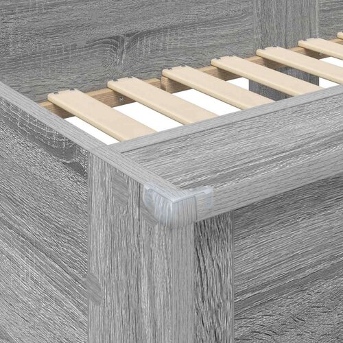  Krevet na kat za djecu Siva Sonoma 80 x 200 cm Slike