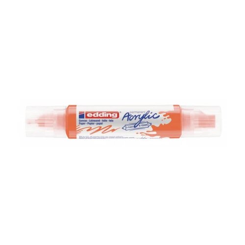  Akrilni marker E-5400 double-liner sa dva vrha Edding neon narandžasta Cene