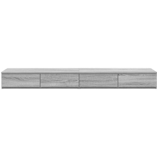  Noćni ormarići Sivi sonoma Konstruirano drvo 160 x 36.5 x 16.5 cm Slike