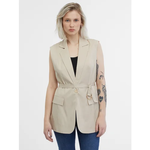 Orsay Beige Women's Gilet - Women