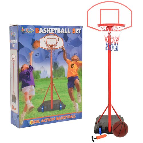 VidaXL Prenosni ko&amp;scaron;arkarski komplet nastavljiv 200-236 cm Slike