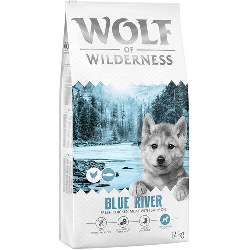 Wolf of Wilderness Junior &amp;quot;Blue River&amp;quot; losos - bez žitarica - 2 x 12 kg Slike