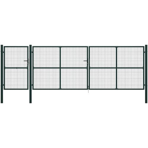  Vrata čelična 500 x 150 cm zelena Cijene