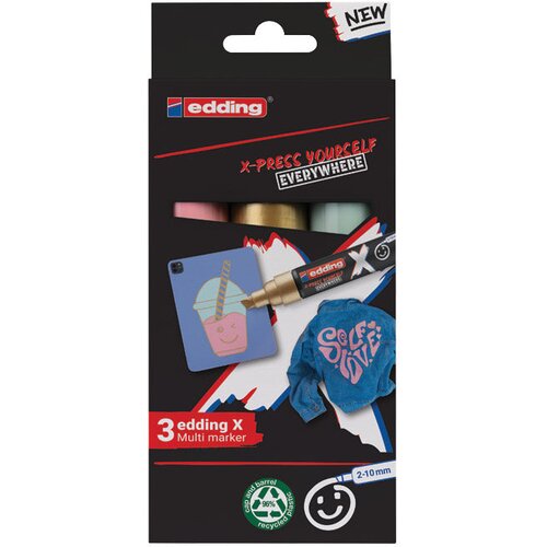  SET X MARKER 2-10 MM PASTEL EDDING PK3 EDDING 6900 Cene