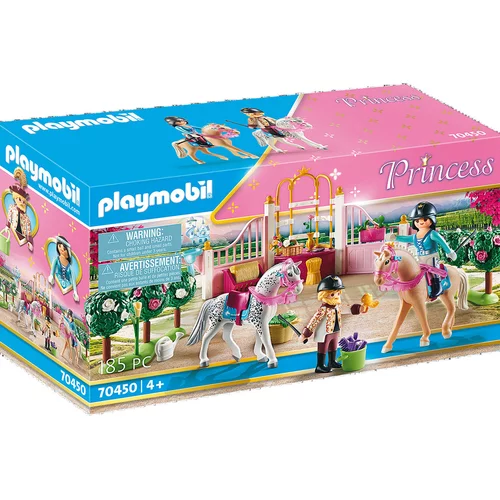 Playmobil 70450 - Princesa - Tečaji jahanja v hlevu