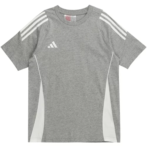 Adidas Funkcionalna majica 'TIRO24' siva / bela
