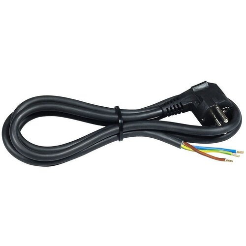 Commel kabel prik. crna H05VVF 3x1=1.5m 2200W Slike