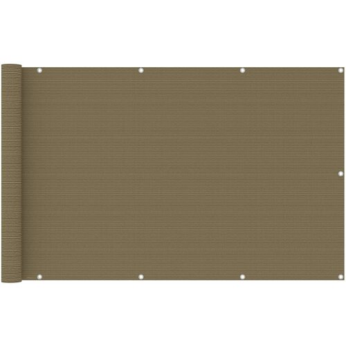 vidaXL Balkonsko platno taupe 120x400 cm HDPE, (20610350) Cene