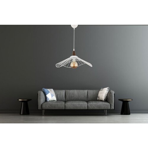 Opviq Vejce - White, Brown WhiteBrown Chandelier Slike