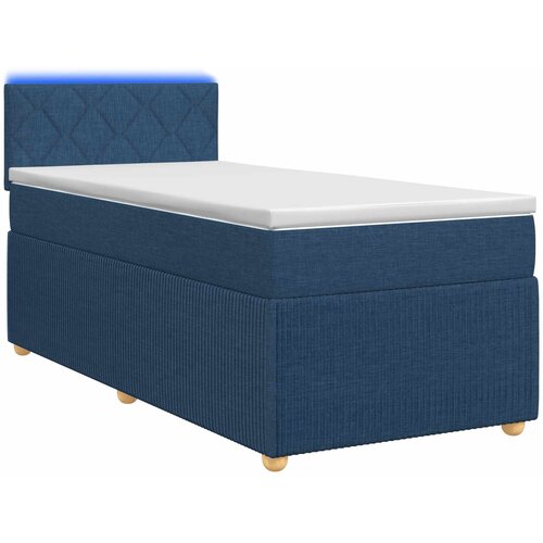  Boxspring krevet s madracem Plava 80 x 200 cm Tkanina Slike